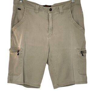 American Outdoorsman Stretch Khaki Shorts 5 Pocket  Men's Size 34 Waist Medium